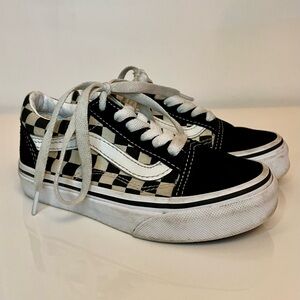 Vans Black and White Checkered Shoes